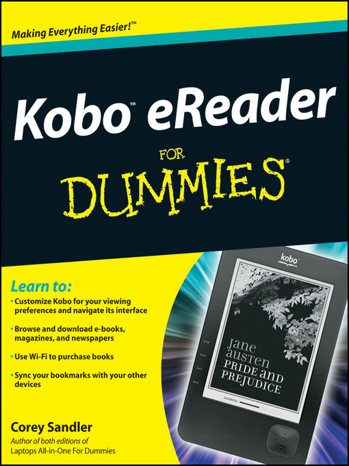 Title details for Kobo eReader For Dummies by Corey Sandler - Available